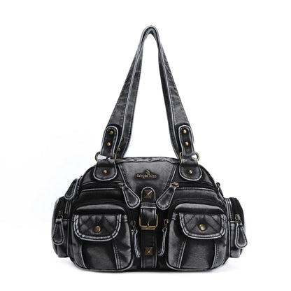 Women Handbags Satchel Top-handle Handbag PU Shoulder Bag Dumpling Pack Give Gifts Shoulder Bags Phone Money Pack