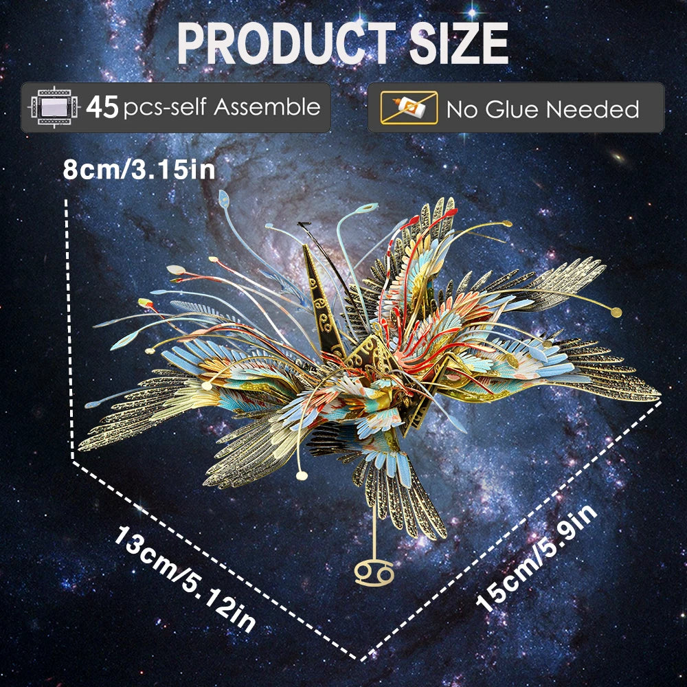 Piececool 3D Puzzle Metal Model Kits CANCER Building Kits Jigsaw DIY Toys Constellation for Adult Teens