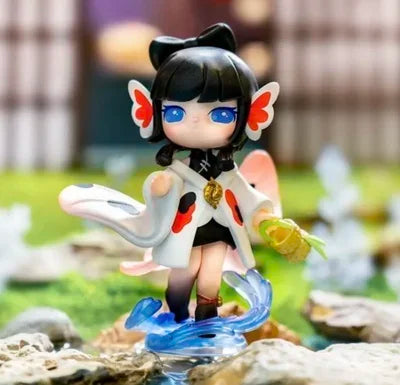 Suri Peach Blossom Nine Elves Series Blind Box Dolls Action Figure Toys Elfin Children Robotime Cartoon Decor Toys Birthday Gift