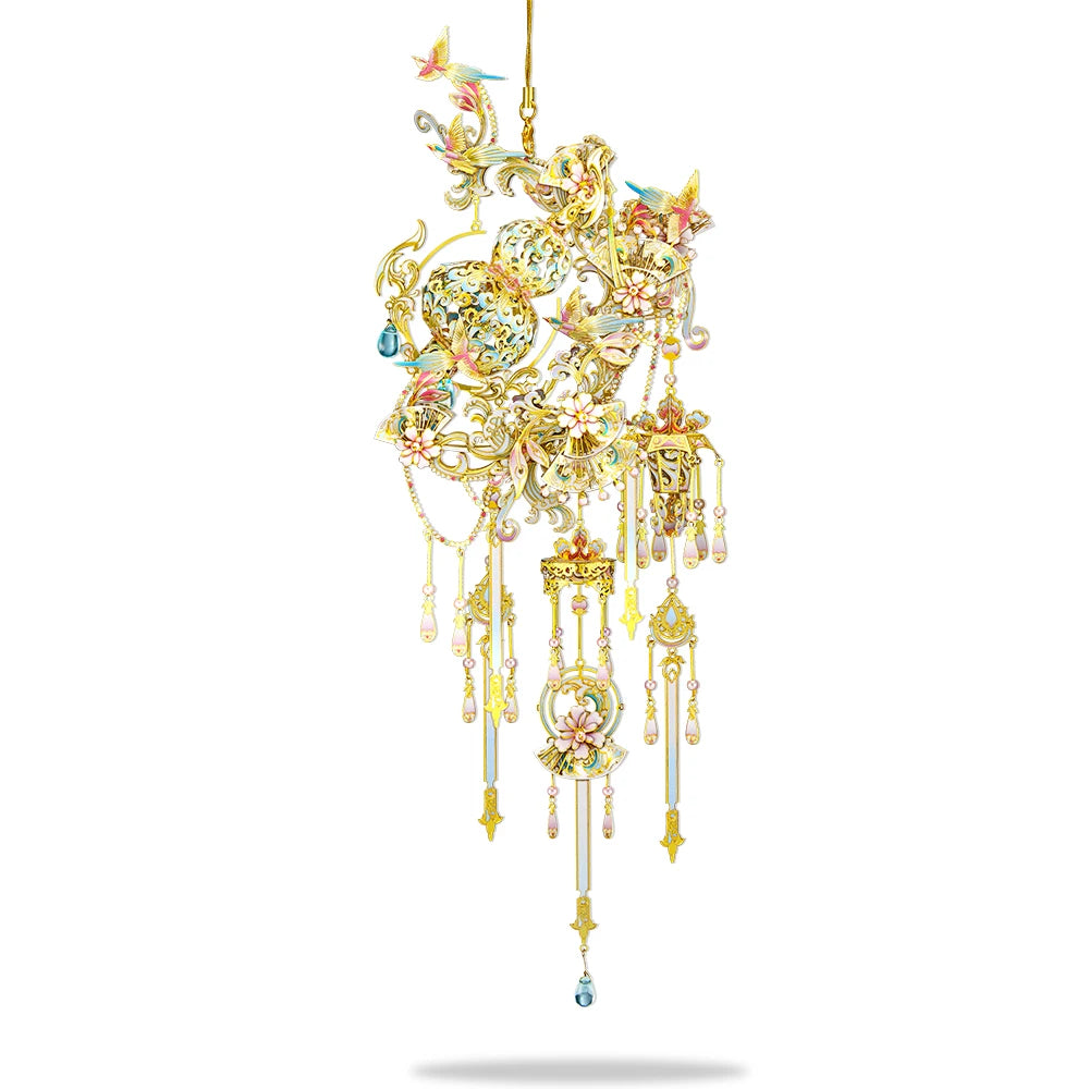 Piececool 3D Metal Model Kits Gourd Pendant Puzzle Jigsaw DIY Set Assembly Toys for Home Decoration