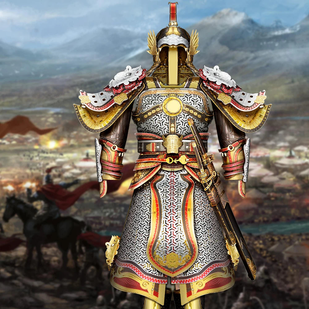 Piececool Model Building Kits Chinese Ancient Armor Puzzle 3D DIY Set for Adult Jigsaw Brain Teaser Christmas Gifts & Collection