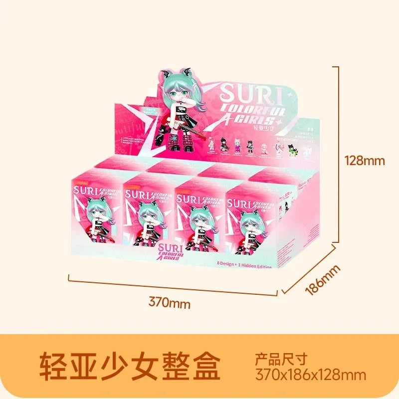 Robotime Suri A Colorful Girls Series Action Figures Blind Box Dolls Action Figure Surprise Box Trendy Cartoon Decor Toys Gifts
