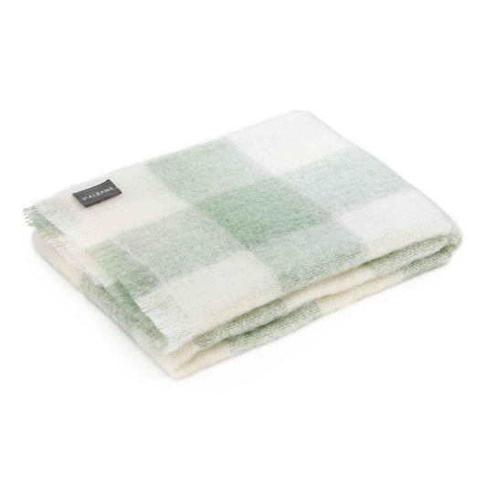 Mohair Eden Check Knee Rug by St Albans