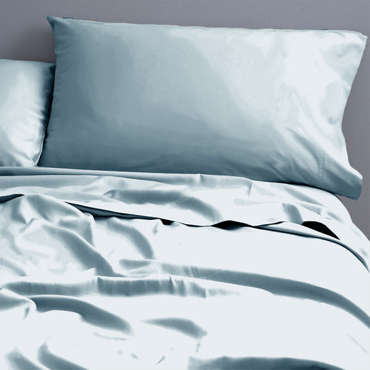 Natural Cotton 500 Thread Count Duck Egg Sheet Set by Park Avenue Double