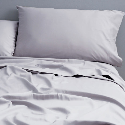 Natural Cotton 500 Thread Count Light Grey Sheet Set by Park Avenue Double