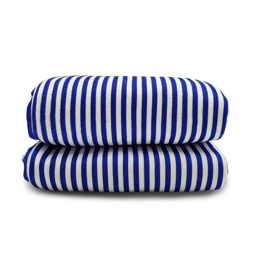 Park Avenue 175GSM Egyptian Cotton Flannelette Queen Sheet Set - Indigo