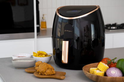 7.1L Digital Air Fryer Kitchen & Dining > Kitchen Appliances (Black/Rose Gold)