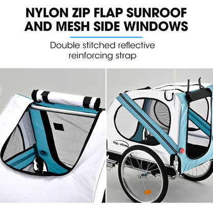 TAG-ALONG Pet & Cargo Bike Trailer, Bicycle Pet & Cargo Trailer, Cargo Carrier, Blue