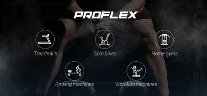 PROFLEX Air Bike Fan Resistance Exercise Fitness Bicycle Home Gym Black Pulse