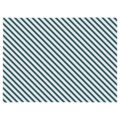 Placemat set of 4-Side Stripe Teal-46cm x 33cm