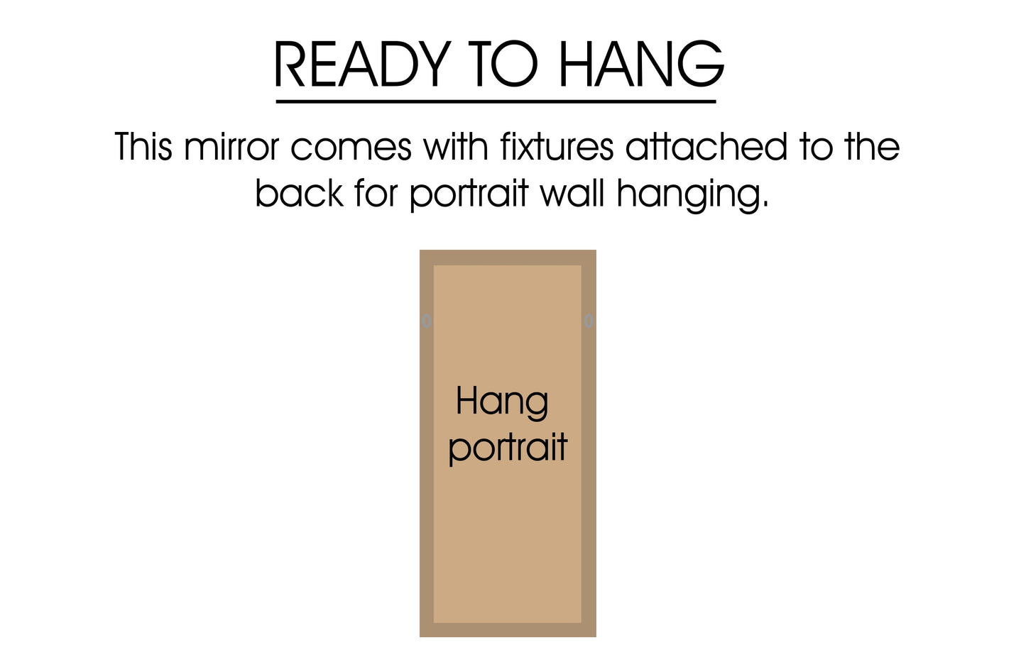 Window Style Mirror - White Arch 60cm x 180cm