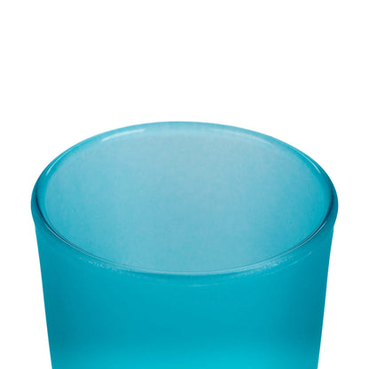 40 Pack Turquoise Frosted Glass Votive Tealight Candle Holders House Party Cenrepiece Xmas Wedding Decor Glass Candlestick Party Decorations Bridal Baby Shower Event
