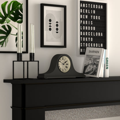 Newgate Time Machine Mantel Clock Gravity Grey