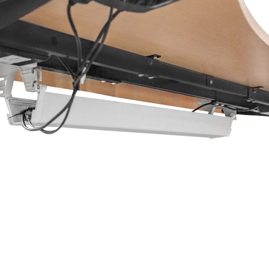 LSG Pacer M5 with Dual Motor Automatic Standing Desk 150cm in Oak/Black and Cable Management