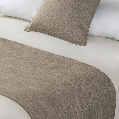 Jason Linen Look Sand Bed Runner King