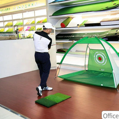 Indoor Golf Practice Pad - 3-in-1 Swing Mat for Hitting and Chipping - 30X60Cm