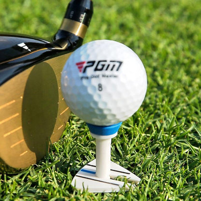Adjustable Golf Tee Set - 4pcs / Box - 77mm Length - Aiming Assist