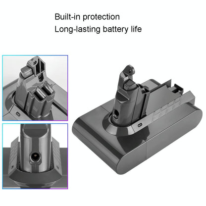 Extra Battery for Dyson V6 Handheld Vacuum - Replacement - 1.5Ah