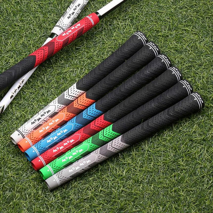 Anti-slip Golf Club Pole Cover - Protective Rubber Grip Gray - Gray No Cotton Yarn