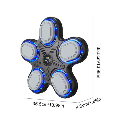 Bluetooth Music Boxing Machine With Adult Gloves - Reaction Training - With Children Gloves