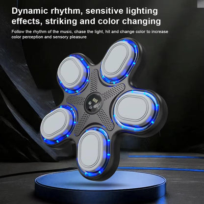 Bluetooth Music Boxing Machine With Adult Gloves - Reaction Training - With Children Gloves