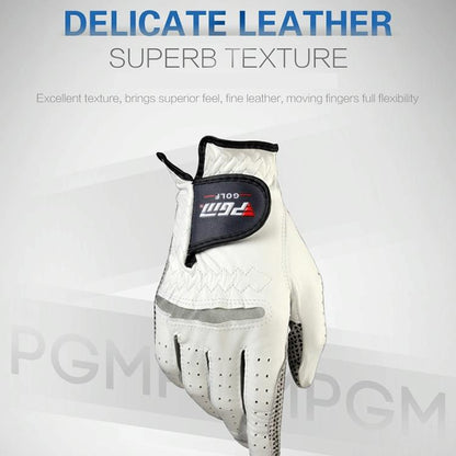 Sheepskin Anti-slip Golf Gloves for Men - Left Hand Size 24