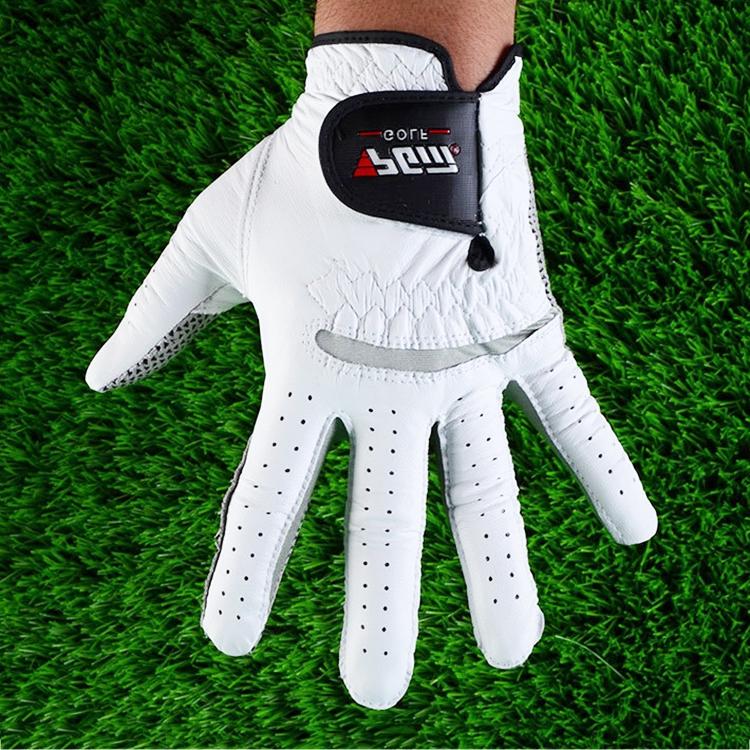 Sheepskin Anti-slip Golf Gloves - Left Hand Size 25#