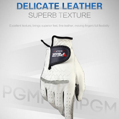 Sheepskin Anti-slip Golf Gloves - Left Hand Size 25#