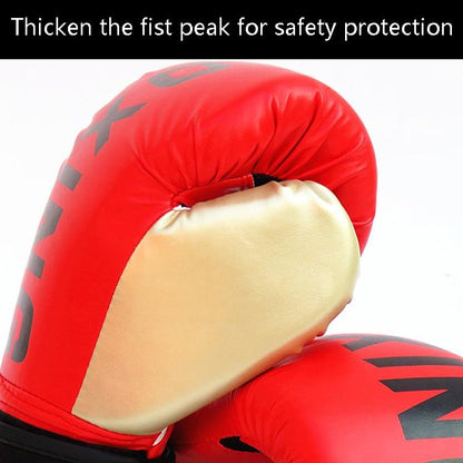 Children'S Boxing Training Gloves - Sanda Fight Gloves - Red