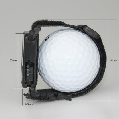 Black Portable Golf Watch with Manual Counter