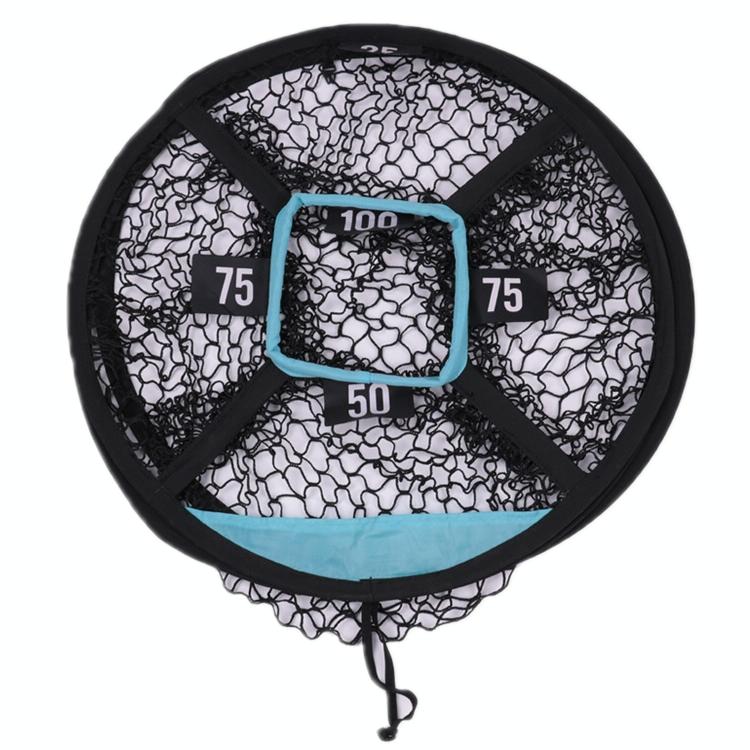 Blue Golf Chipping Target for Practice and Strikes