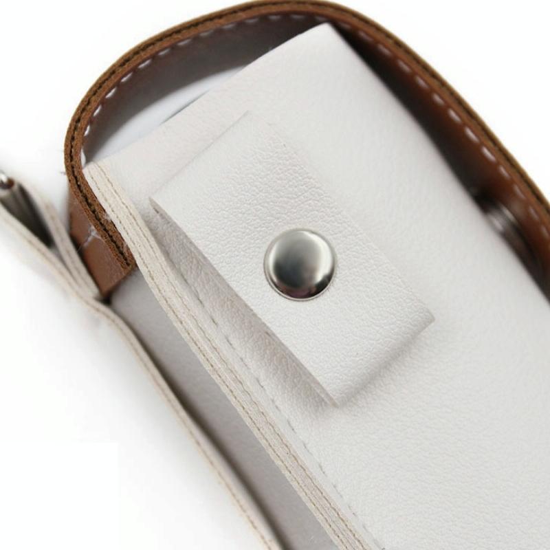 Compact Leather Golf Bag for Protection on the Go - Brown