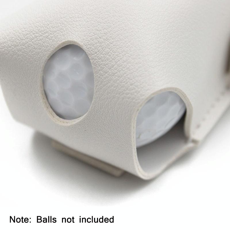 Compact Leather Golf Bag for Protection on the Go - Brown
