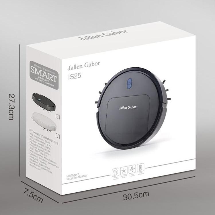 Smart Mini Sweeping Robot - Automatic Home Cleaning - Black