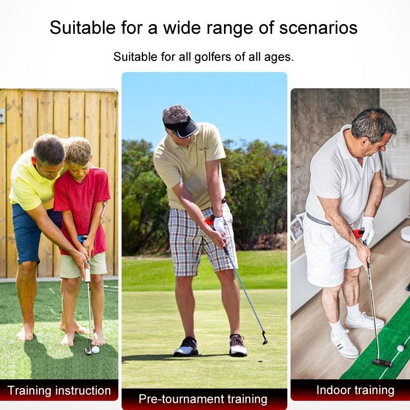 Improve Golf Posture with Putter Wrist Fixer Set - Blue