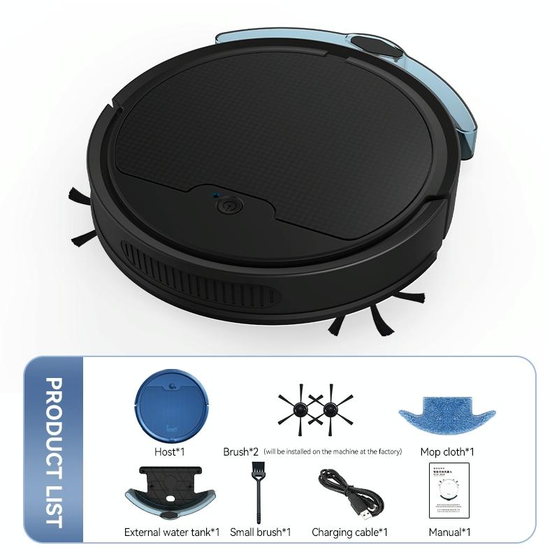 Intelligent Household Sweeping Robot with Path Charging - Max - White