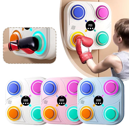 Bluetooth Music Display Boxing Target Toy For Children - Digital & Smart - Pink