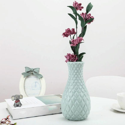 Hydroponic Plastic Vase for Dry and Wet Flower Arrangements - Desktop Furnishings - Pink