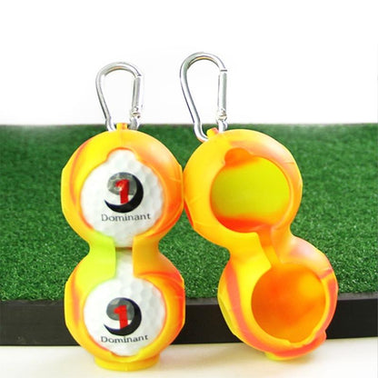2-pack Golf Silicone Double-ball Protection Sleeves - Black