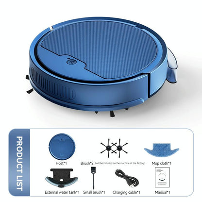Intelligent Household Sweeping Robot with Path Charging - Max - Blue