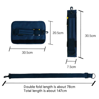 Portable Golf Bag for Cues - Handbag - Black
