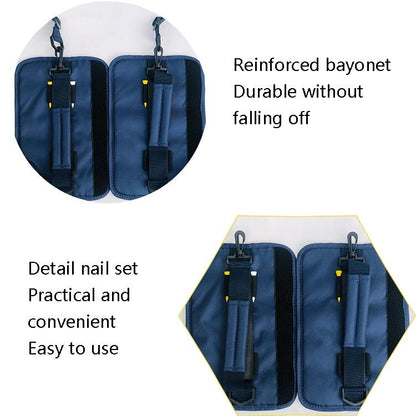 Portable Golf Bag for Cues - Handbag - Black