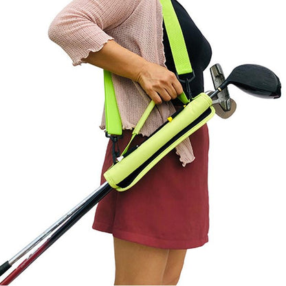 Portable Golf Bag for Cues - Handbag - Black
