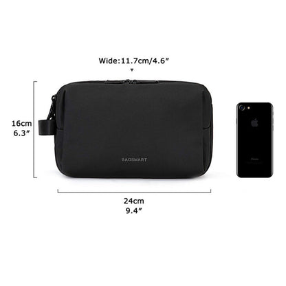 Vibe Geeks Water Resistant Travel Toiletry Organizer Bag - Pink