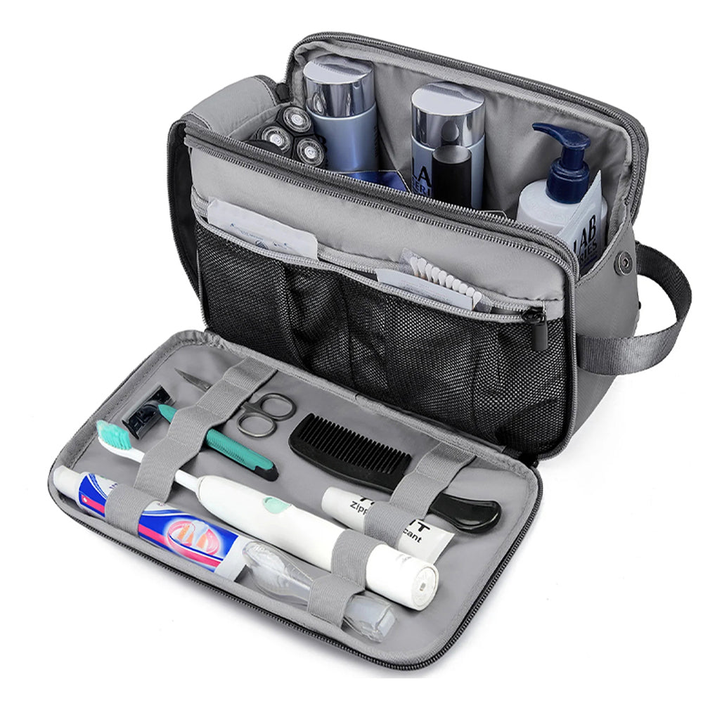 Vibe Geeks Water Resistant Travel Toiletry Organizer Bag - Pink