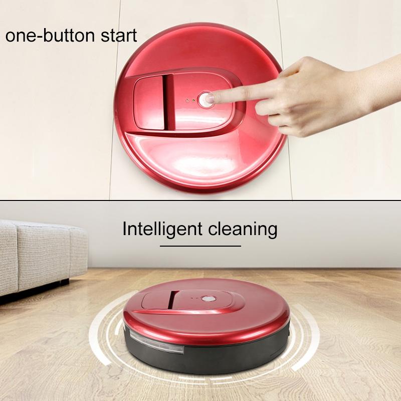 Smart Household Sweeping Robot - Efficient Cleaning - Grey