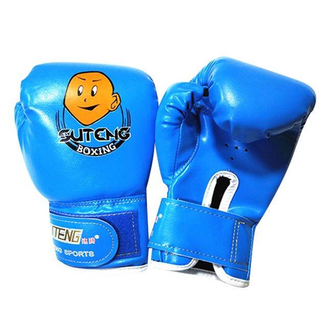 Children'S Cartoon Boxing Gloves - Pu Leather - Cartoon Red