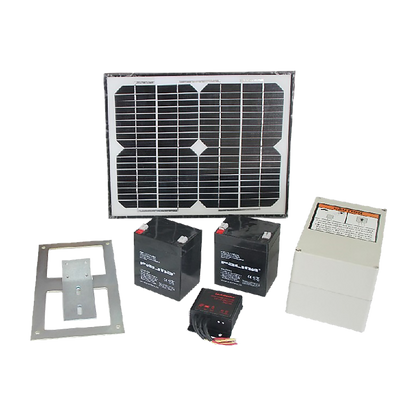 500KG 10W Solar Single Swing Auto Motor Remote Gate Opener