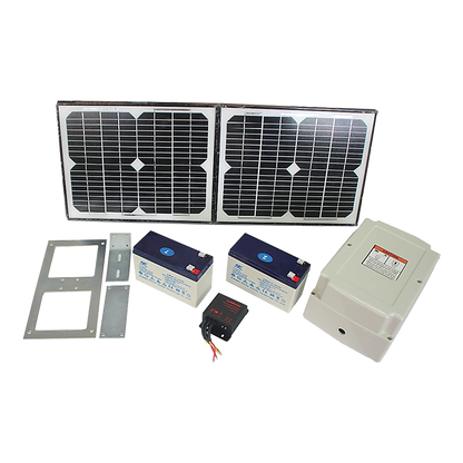 500KG 20W Solar Single Swing Auto Motor Remote Gate Opener