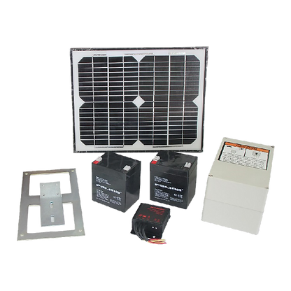 1200KG 10W Solar Double Swing Auto Motor Remote Gate Opener